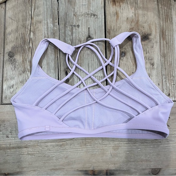 Lululemon Free To Be Ribbed Bra Pink Peony - Picture 4 of 8